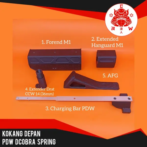 Mainan PDW Dcobra KIT Kokang depan